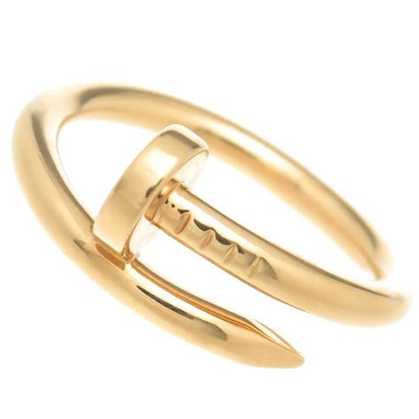 gold nail ring cartier|juste un clou small ring.